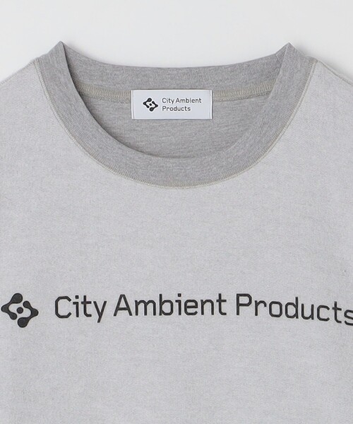 City Ambient Products(シティアンビエントプロダクツ)の「City Ambient Products: ロゴ プリント リバース スウェット(スウェット・メンズ・ナチュラル/ヘザーグレー/オートミール/ブラック・SMALL/LARGE/MEDIUM)」の6枚目の写真