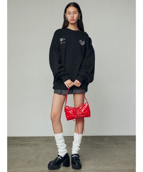 EMODA（エモダ）の「ギャザーリボンショルダーバッグ（ショルダーバッグ・レディース・レッド/グレー/ブラック/ブラウン・FREE）」の20枚目の写真