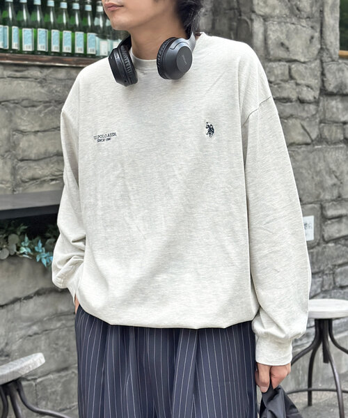 U.S. POLO ASSN.(ユーエスポロアッスン)の「【U.S. POLO ASSN.】バルーンロンT(Tシャツ/カットソー・レディース・ホワイト/ネイビー/グレー/チャコールグレー・MEDIUM/LARGE)」の3枚目の写真
