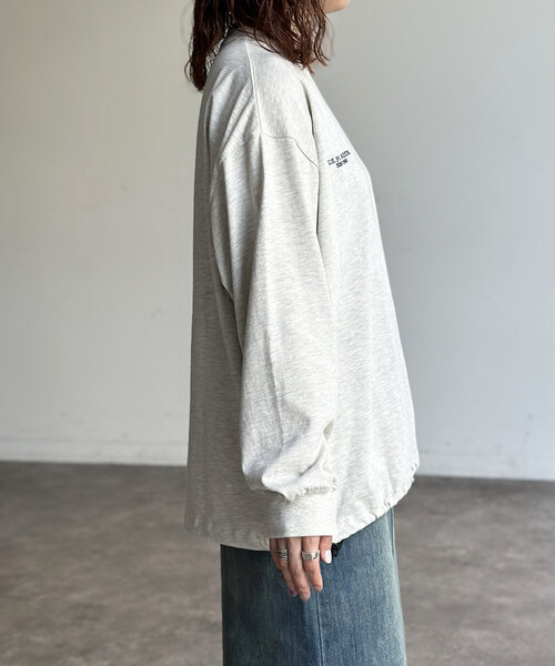 U.S. POLO ASSN.(ユーエスポロアッスン)の「【U.S. POLO ASSN.】バルーンロンT(Tシャツ/カットソー・レディース・ホワイト/ネイビー/グレー/チャコールグレー・MEDIUM/LARGE)」の7枚目の写真