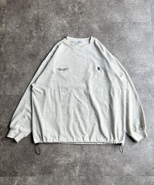 U.S. POLO ASSN.(ユーエスポロアッスン)の「【U.S. POLO ASSN.】バルーンロンT(Tシャツ/カットソー・レディース・ホワイト/ネイビー/グレー/チャコールグレー・MEDIUM/LARGE)」の9枚目の写真