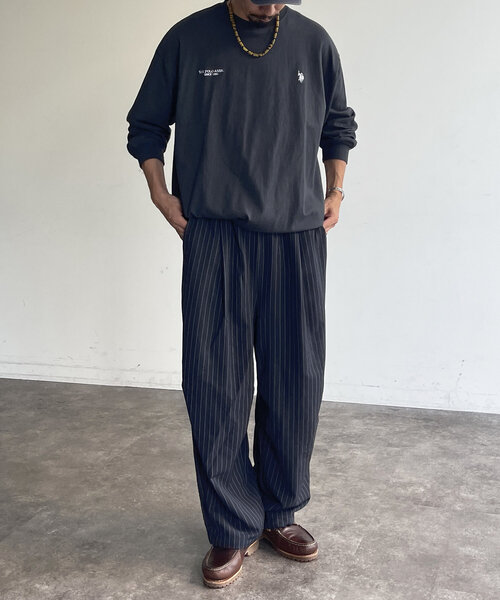 U.S. POLO ASSN.(ユーエスポロアッスン)の「【U.S. POLO ASSN.】バルーンロンT(Tシャツ/カットソー・レディース・ホワイト/ネイビー/グレー/チャコールグレー・MEDIUM/LARGE)」の19枚目の写真