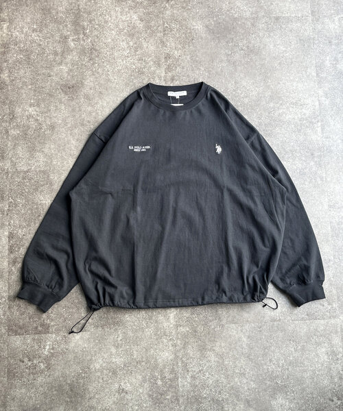U.S. POLO ASSN.(ユーエスポロアッスン)の「【U.S. POLO ASSN.】バルーンロンT(Tシャツ/カットソー・レディース・ホワイト/ネイビー/グレー/チャコールグレー・MEDIUM/LARGE)」の21枚目の写真