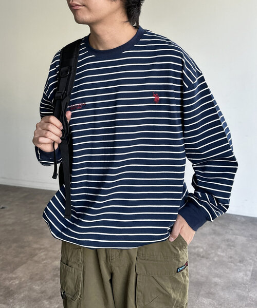 U.S. POLO ASSN.(ユーエスポロアッスン)の「【U.S. POLO ASSN.】バルーンロンT(Tシャツ/カットソー・レディース・ホワイト/ネイビー/グレー/チャコールグレー・MEDIUM/LARGE)」の22枚目の写真