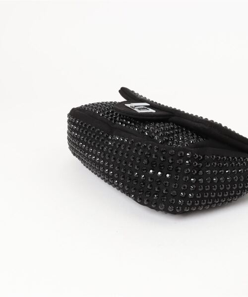 florist（フローリスト）の「ラインストーンフラップショルダーバッグ（クラッチバッグ・レディース・ブラック/シルバー/カラフル・FREE）」の15枚目の写真