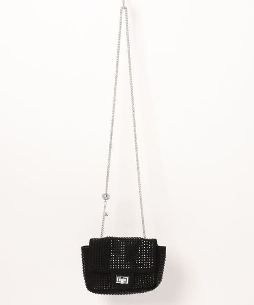 florist（フローリスト）の「ラインストーンフラップショルダーバッグ（クラッチバッグ・レディース・ブラック/シルバー/カラフル・FREE）」の18枚目の写真