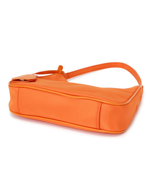 N.（N. Natural Beauty Basic）（エヌエヌナチュラルビューティーベーシック）の「◆サテンミニバッグ（ハンドバッグ・レディース・ブラック/オレンジ・ﾌﾘ-）」の12枚目の写真