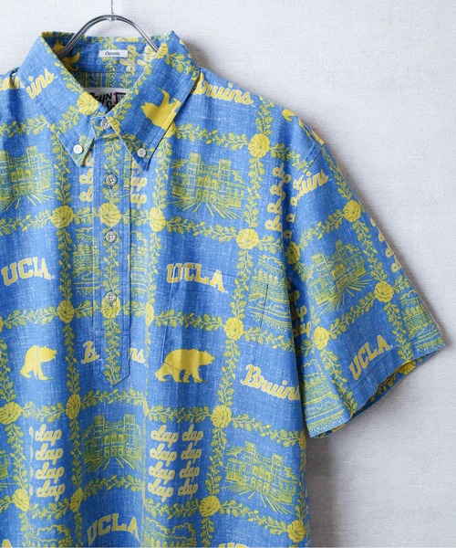 reyn spooner(レインスプーナー)の「【T4】【REYN SPOONER / レインスプーナー】UCLA PULLOVER SHIRT(シャツ/ブラウス・メンズ・ブルー・SMALL/MEDIUM/LARGE)」の14枚目の写真