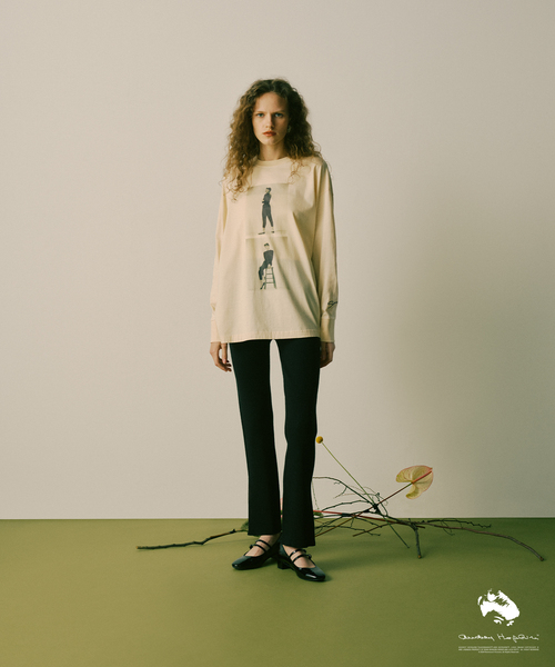 「ADAM ET ROPE'」 長袖カットソー「AUDREY HEPBURNコラボ」 FREE ホワイト レディース 2024-B-GAM34020_sub16_500x.jpg