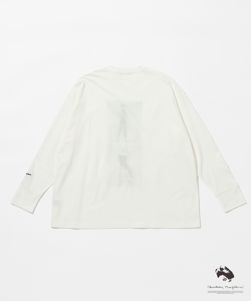 「ADAM ET ROPE'」 長袖カットソー「AUDREY HEPBURNコラボ」 FREE ホワイト レディース ADAM ET ROPE'（アダムエロペ）の「【AUDREY HEPBURN COLLECTION