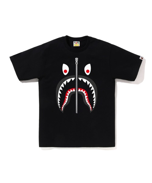 A BATHING APE(アベイシングエイプ)の「MAD SHARK TEE(Tシャツ/カットソー・メンズ・ホワイト/ブラウン/ベージュ/オレンジ/ブラック/ブルー・X-LARGE/LARGE/MEDIUM/XX-LARGE/SMALL)」の3枚目の写真