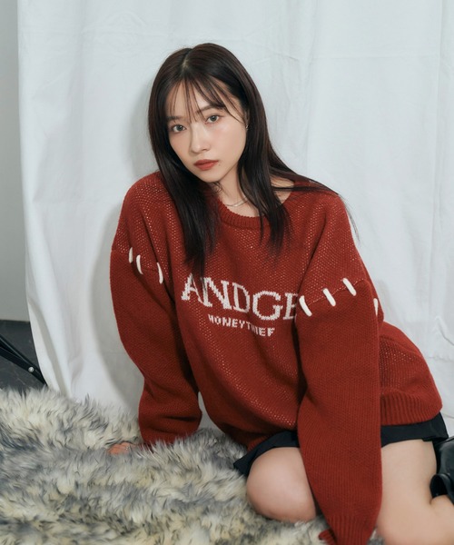UNISEX ロゴカラーニット（ニット/セーター）｜ANDGEEBEE