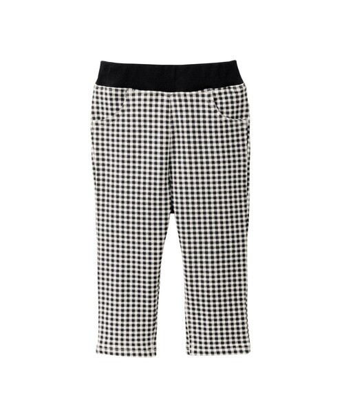 HOT BISCUITS（ホットビスケッツ）の「ストレッチシンプルパンツ（その他パンツ・キッズ・ネイビー/グレー/ホワイト×ブラック・80ｃｍ/90cm/120cm/100cm/110cm）」の2枚目の写真