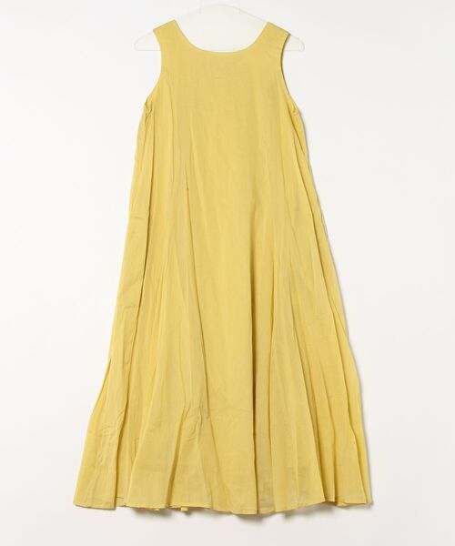 INTERPLANET(インタープラネット)の「綿ボイル2WAYエアリーフレアーワンピース(ワンピース・レディース・カーキ/チャコールグレー/イエロー/グリーン・FREE)」の8枚目の写真
