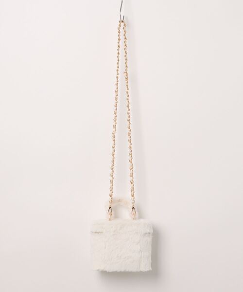 one wayザッカ(ワンウェイザッカ)の「バニティファーバッグ(ショルダーバッグ・レディース・ブルー/アイボリー/ピンク・FREE)」の4枚目の写真