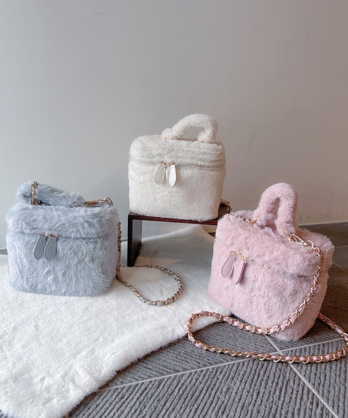 one wayザッカ(ワンウェイザッカ)の「バニティファーバッグ(ショルダーバッグ・レディース・ブルー/アイボリー/ピンク・FREE)」の20枚目の写真