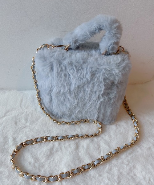 one wayザッカ(ワンウェイザッカ)の「バニティファーバッグ(ショルダーバッグ・レディース・ブルー/アイボリー/ピンク・FREE)」の17枚目の写真