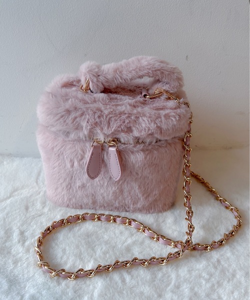 one wayザッカ(ワンウェイザッカ)の「バニティファーバッグ(ショルダーバッグ・レディース・ブルー/アイボリー/ピンク・FREE)」の18枚目の写真