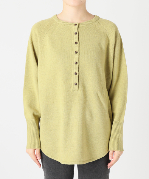 JOURNAL STANDARD relume（ジャーナルスタンダード　レリューム）の「《追加》ウールミックス2wayビッグプルオーバー（ニット/セーター・レディース・チャコールグレー/グレー/アイボリー/ライトグレー/モスグリーン/レッド・FREE）」の14枚目の写真