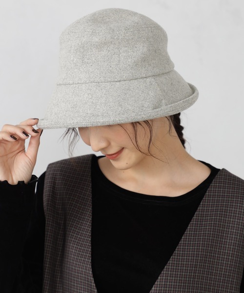 FOUND GOOD（ファウンドグッド）の「アッタカハット（ハット・レディース・ブラック/グレー系5/ブラウン系8/ベージュ/レッド系5/グレー系8・FREE）」の3枚目の写真