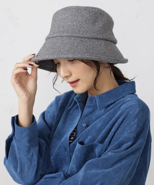 FOUND GOOD（ファウンドグッド）の「アッタカハット（ハット・レディース・ブラック/グレー系5/ブラウン系8/ベージュ/レッド系5/グレー系8・FREE）」の4枚目の写真