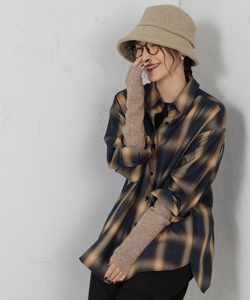 FOUND GOOD（ファウンドグッド）の「アッタカハット（ハット・レディース・ブラック/グレー系5/ブラウン系8/ベージュ/レッド系5/グレー系8・FREE）」の6枚目の写真