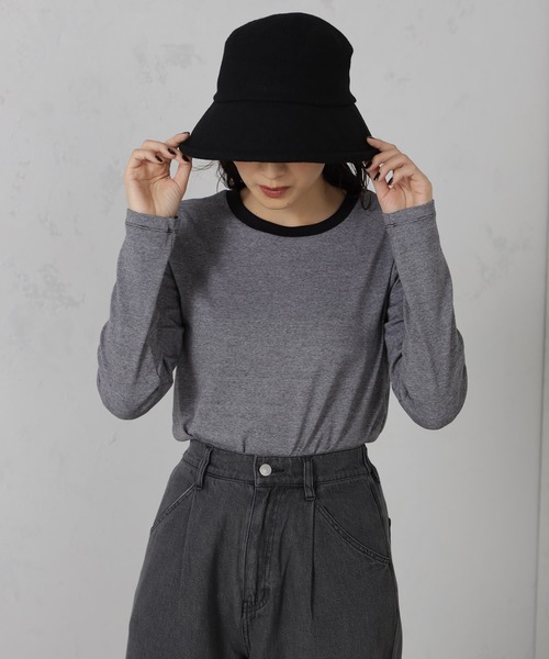 FOUND GOOD（ファウンドグッド）の「アッタカハット（ハット・レディース・ブラック/グレー系5/ブラウン系8/ベージュ/レッド系5/グレー系8・FREE）」の8枚目の写真