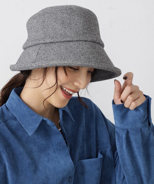 FOUND GOOD（ファウンドグッド）の「アッタカハット（ハット・レディース・ブラック/グレー系5/ブラウン系8/ベージュ/レッド系5/グレー系8・FREE）」の11枚目の写真