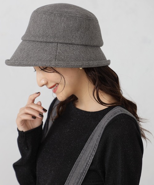 FOUND GOOD（ファウンドグッド）の「アッタカハット（ハット・レディース・ブラック/グレー系5/ブラウン系8/ベージュ/レッド系5/グレー系8・FREE）」の14枚目の写真