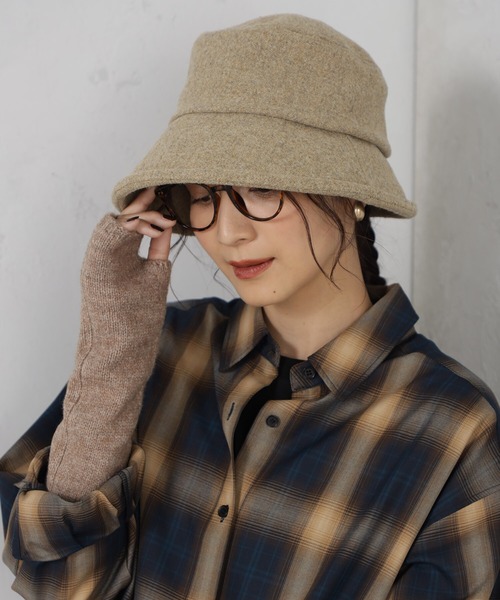 FOUND GOOD（ファウンドグッド）の「アッタカハット（ハット・レディース・ブラック/グレー系5/ブラウン系8/ベージュ/レッド系5/グレー系8・FREE）」の15枚目の写真