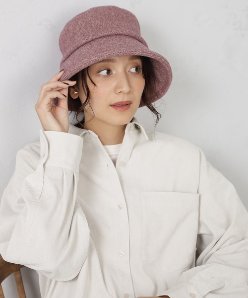 FOUND GOOD（ファウンドグッド）の「アッタカハット（ハット・レディース・ブラック/グレー系5/ブラウン系8/ベージュ/レッド系5/グレー系8・FREE）」の18枚目の写真