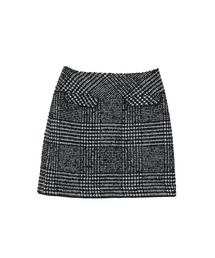 Hemingway Check Tweed Skirt