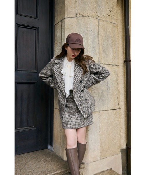 Hemingway Check Tweed skirt のみ Hemingway Check Tweed Skirt（スカート）｜Her lip to（ハー