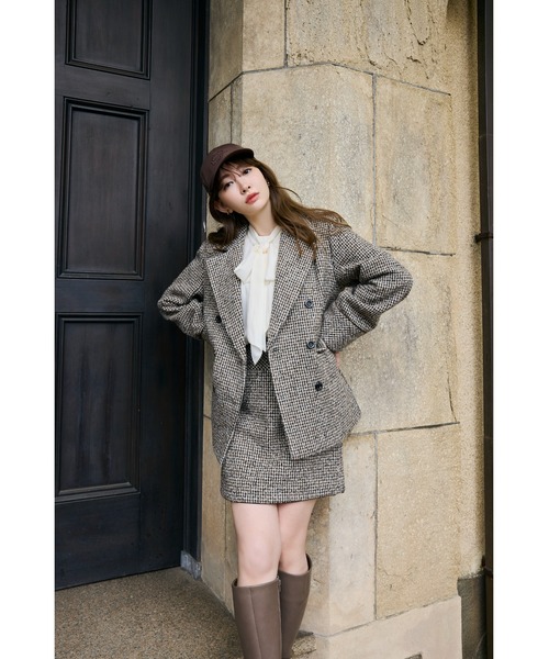 Hemingway Check Tweed skirt のみ Hemingway Check Tweed Skirt