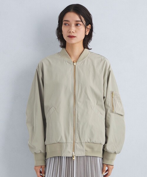 【セール】［size SHORTあり］リバーシブル MA-1 ブルゾン -ウォッシャブル・撥水-（MA-1）｜green label relaxing（グリーンレーベルリラクシング）