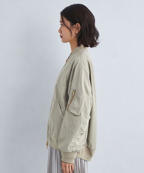 【セール】［size SHORTあり］リバーシブル MA-1 ブルゾン -ウォッシャブル・撥水-（MA-1）｜green label relaxing（グリーンレーベルリラクシング）