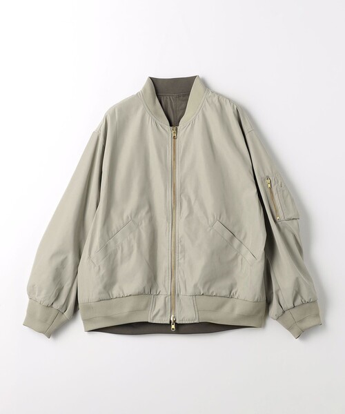 【セール】［size SHORTあり］リバーシブル MA-1 ブルゾン -ウォッシャブル・撥水-（MA-1）｜green label relaxing（グリーンレーベルリラクシング）