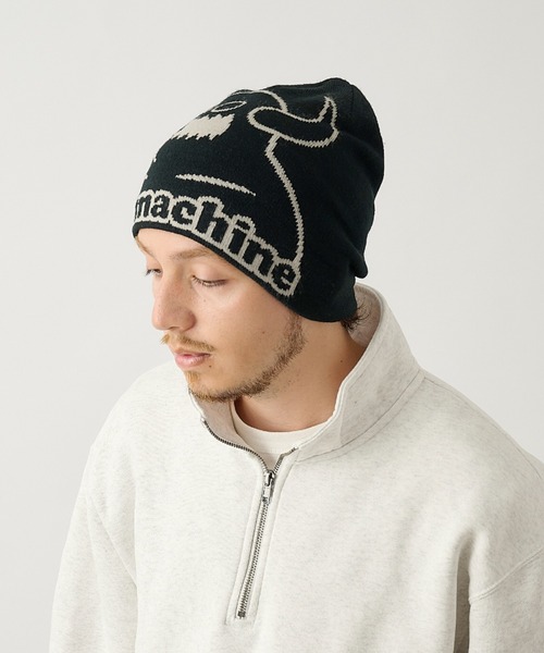 TOY MACHINE(トイ マシーン)の「TOY MACHINE/トイマシーン ビーニー TMC 2WAY BIG MONSTER 244045002(ニットキャップ/ビーニー・メンズ・ブラック/オレンジ/グリーン・FREE)」の2枚目の写真