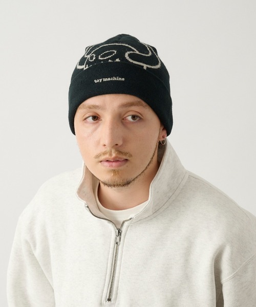 TOY MACHINE(トイ マシーン)の「TOY MACHINE/トイマシーン ビーニー TMC 2WAY BIG MONSTER 244045002(ニットキャップ/ビーニー・メンズ・ブラック/オレンジ/グリーン・FREE)」の4枚目の写真