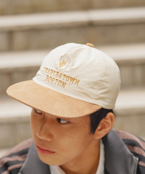 niko and...(ニコアンド)の「BIG刺繍切り替えキャップ(キャップ・メンズ・ネイビー/ベージュ/ブラック・FREE)」の2枚目の写真