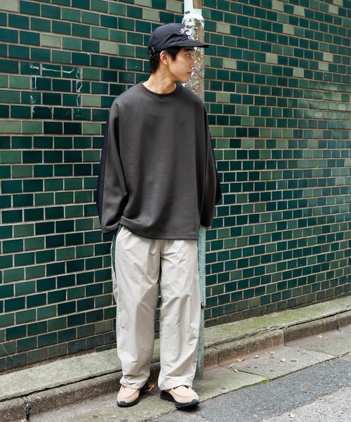 niko and...(ニコアンド)の「BIG刺繍切り替えキャップ(キャップ・メンズ・ネイビー/ベージュ/ブラック・FREE)」の5枚目の写真