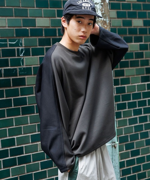 niko and...(ニコアンド)の「BIG刺繍切り替えキャップ(キャップ・メンズ・ネイビー/ベージュ/ブラック・FREE)」の7枚目の写真