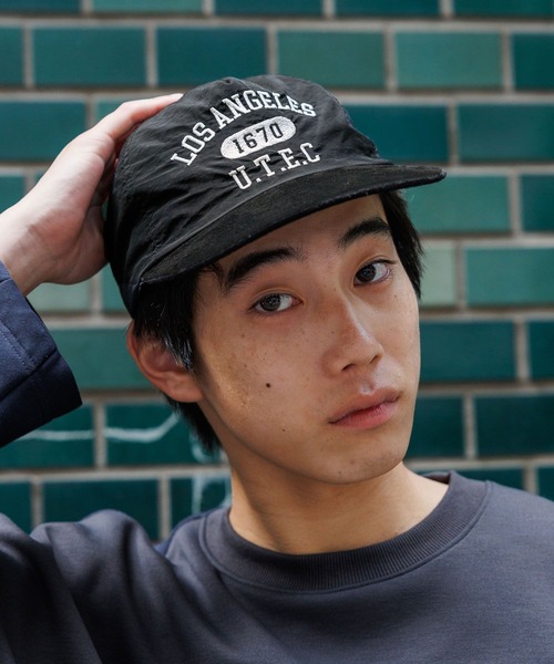 niko and...(ニコアンド)の「BIG刺繍切り替えキャップ(キャップ・メンズ・ネイビー/ベージュ/ブラック・FREE)」の8枚目の写真