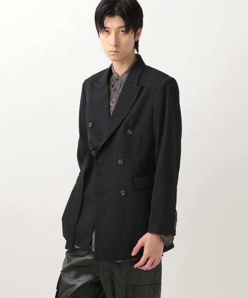 BLAYMORE（ブレイモア）の「【BLAYMORE】MATOI Double Shape Jacket（テーラードジャケット・メンズ・ブラック/ベージュ・MEDIUM/SMALL）」の4枚目の写真