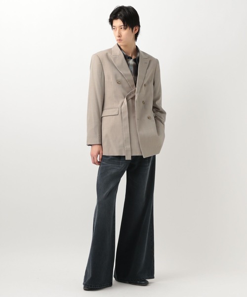 BLAYMORE（ブレイモア）の「【BLAYMORE】MATOI Double Shape Jacket（テーラードジャケット・メンズ・ブラック/ベージュ・MEDIUM/SMALL）」の12枚目の写真