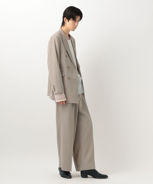 BLAYMORE（ブレイモア）の「【BLAYMORE】MATOI Double Shape Jacket（テーラードジャケット・メンズ・ブラック/ベージュ・MEDIUM/SMALL）」の15枚目の写真