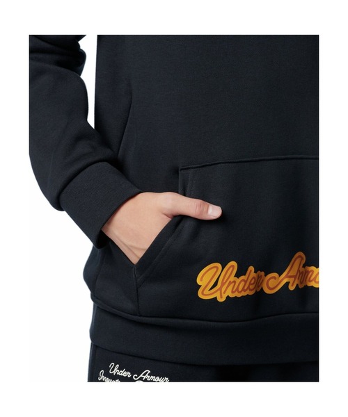 UNDER ARMOUR（アンダーアーマー）の「アンダーアーマー  UAアイコンフリース オンディスプレー フーディー（パーカー・キッズ・ブラック/ダークブルー・120cm/130cm/140cm/150cm/160cm）」の8枚目の写真