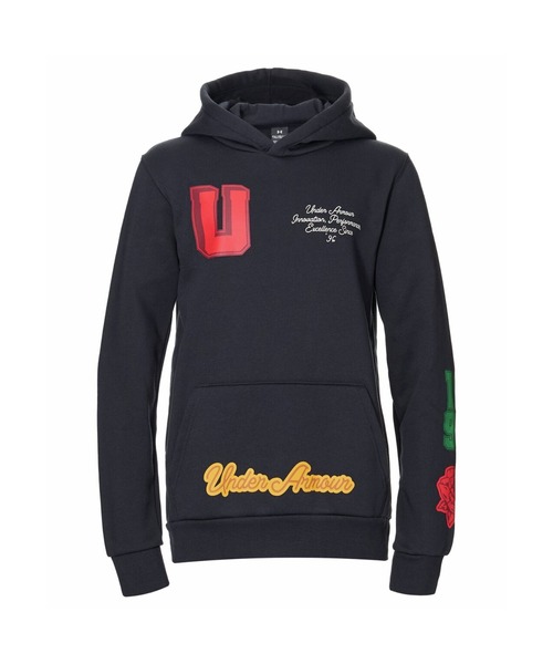 UNDER ARMOUR（アンダーアーマー）の「アンダーアーマー  UAアイコンフリース オンディスプレー フーディー（パーカー・キッズ・ブラック/ダークブルー・120cm/130cm/140cm/150cm/160cm）」の10枚目の写真