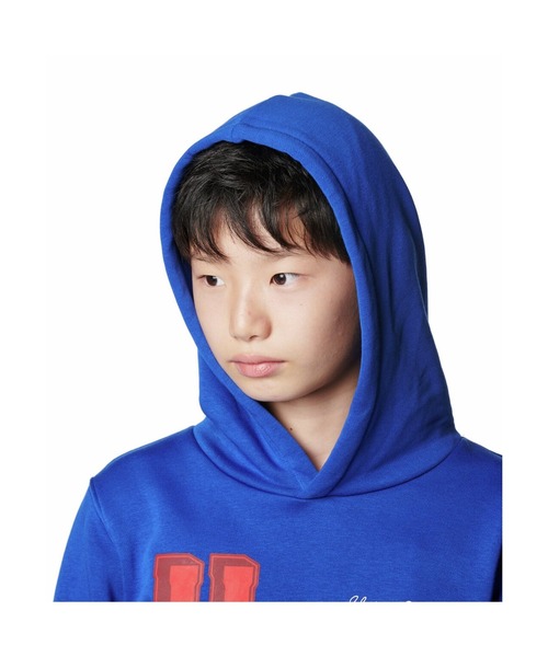 UNDER ARMOUR（アンダーアーマー）の「アンダーアーマー  UAアイコンフリース オンディスプレー フーディー（パーカー・キッズ・ブラック/ダークブルー・120cm/130cm/140cm/150cm/160cm）」の13枚目の写真