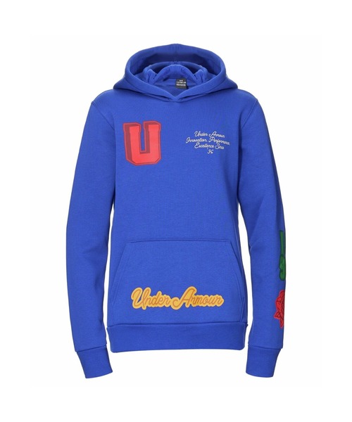 UNDER ARMOUR（アンダーアーマー）の「アンダーアーマー  UAアイコンフリース オンディスプレー フーディー（パーカー・キッズ・ブラック/ダークブルー・120cm/130cm/140cm/150cm/160cm）」の18枚目の写真